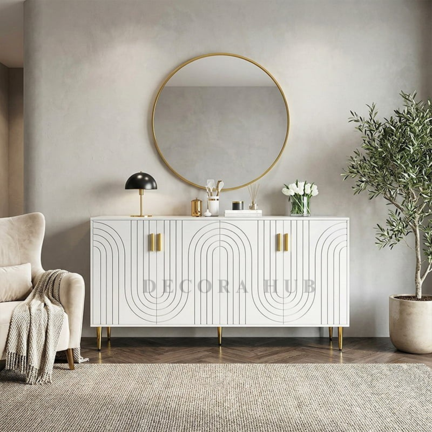 The Axis Wooden Console Table - image 3