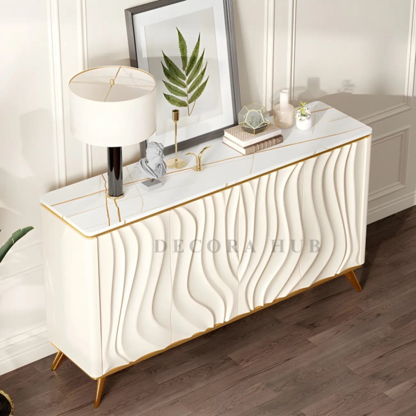 The Linear Marble Top Console Table - image 3