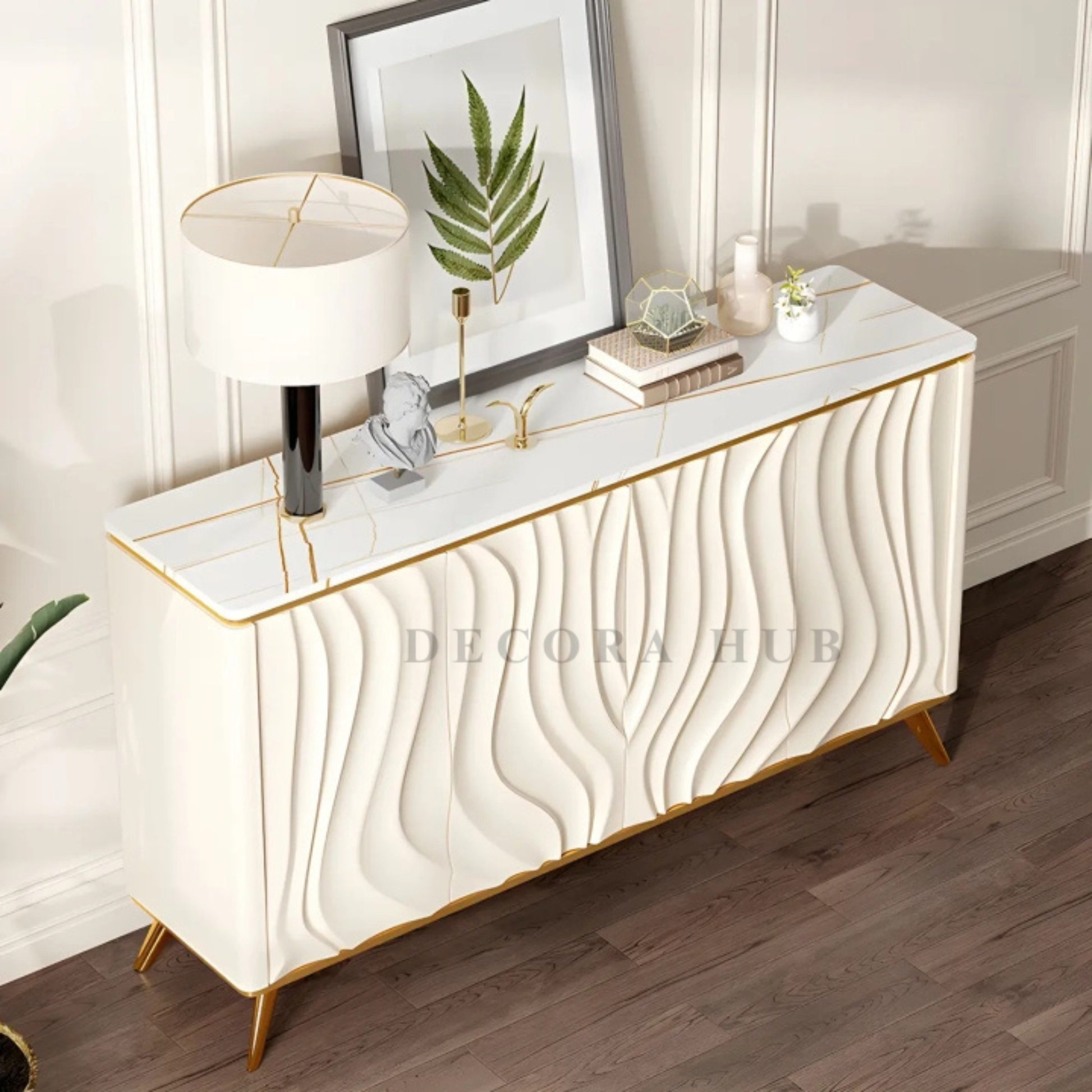 The Linear Marble Top Console Table - image 3