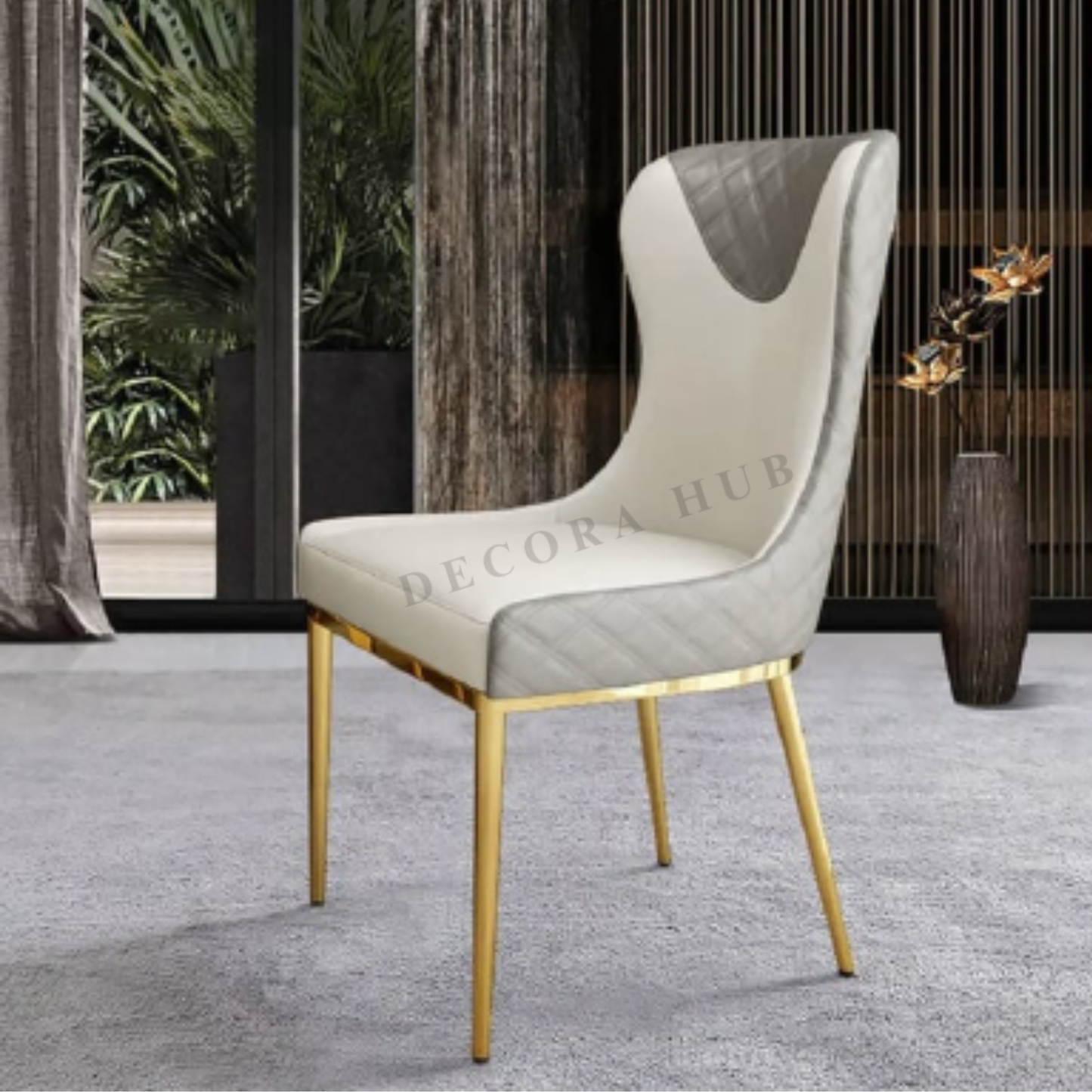 The_Regent_Duo-Tone_Dining_Chair-With-Golden-Legs