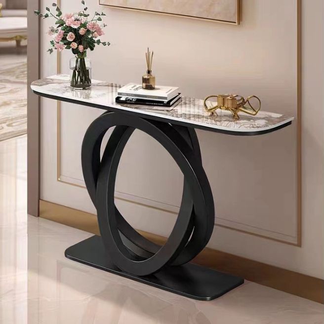 Tsar Console Table With White & Black Combination - image 2