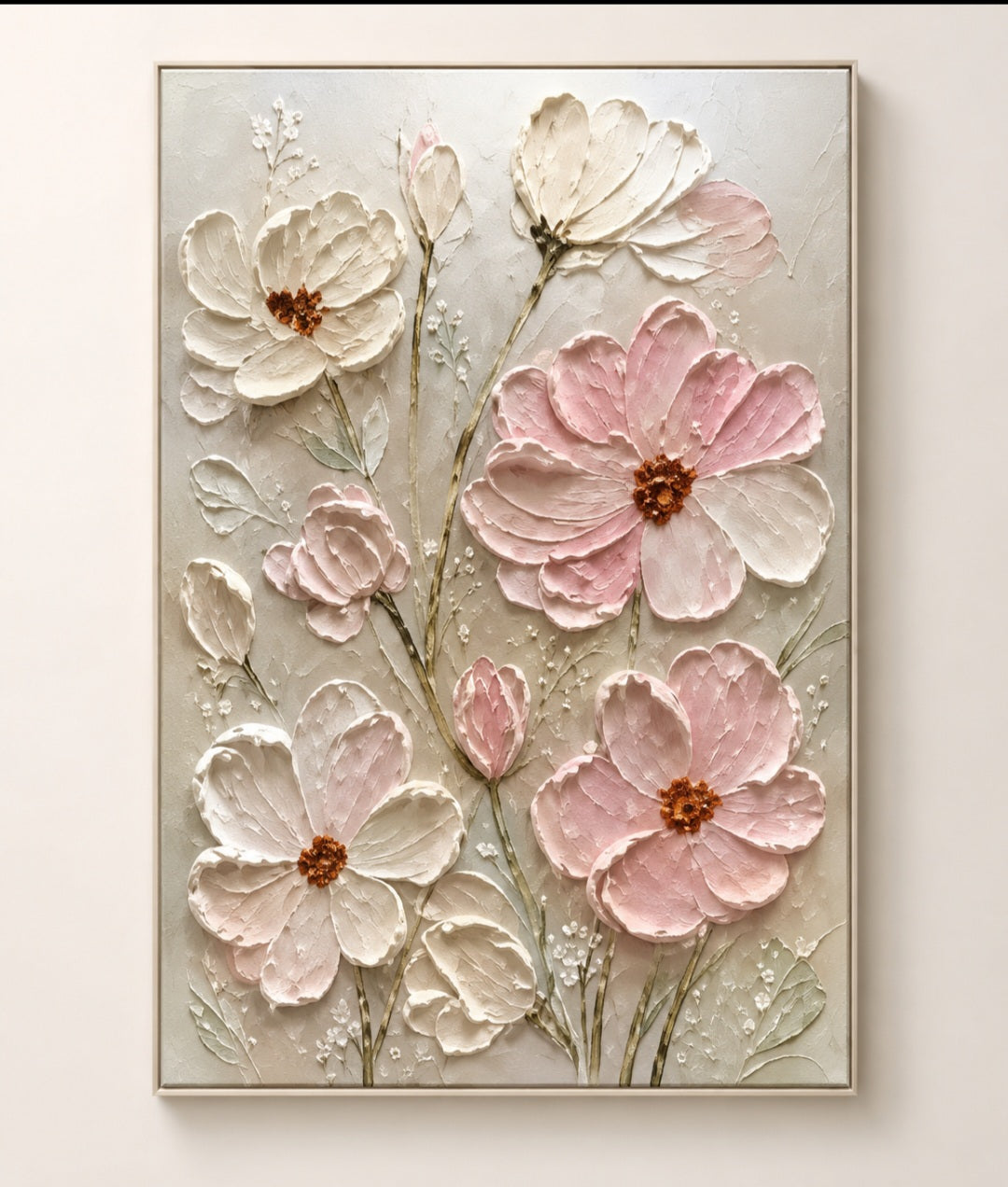 Velora Petal Textured Wall Art