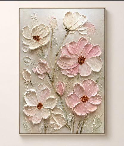 Velora Petal Textured Wall Art