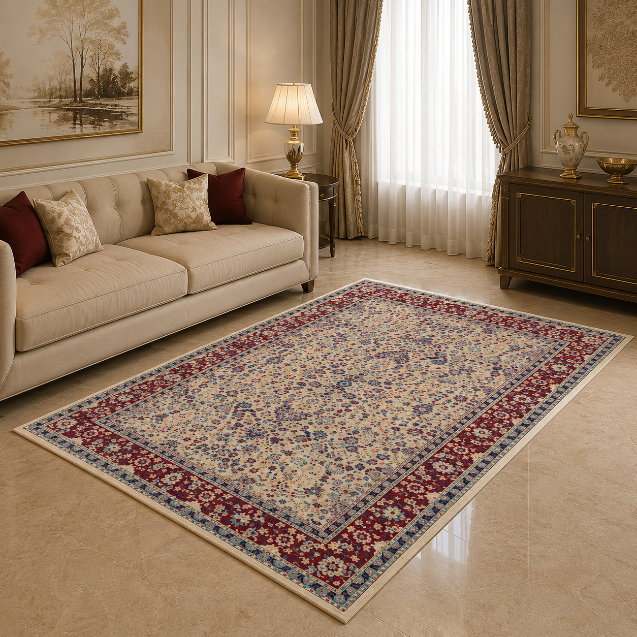 Vintage Persian Area Rug