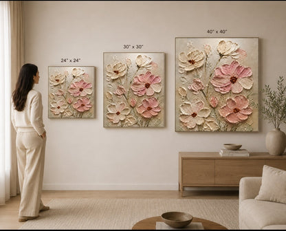 Velora Petal Textured Wall Art
