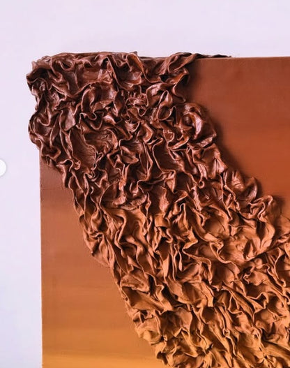 DecoraHub Overflowing Chocolate 3d Textured Wall Art