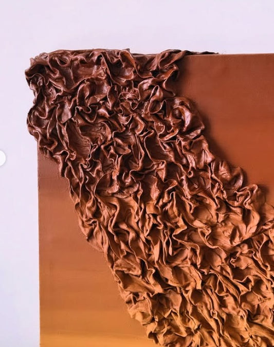 DecoraHub Overflowing Chocolate 3d Textured Wall Art