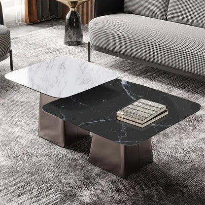 White & Black Marble Top Centre 