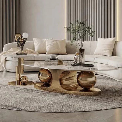 White Marble Top Centre Table