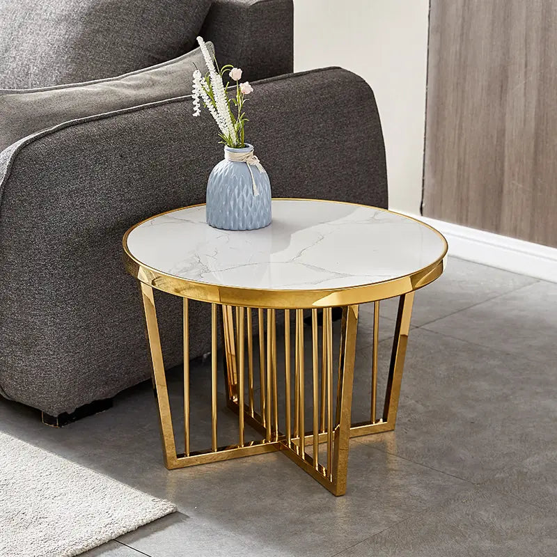 Omega White Round Top Nesting Table – white round top nesting table set by DecoraHub