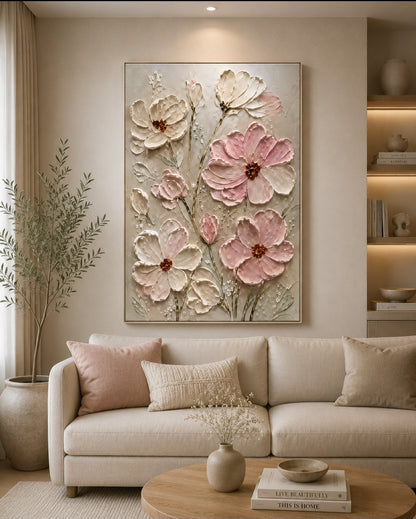Velora Petal Textured Wall Art