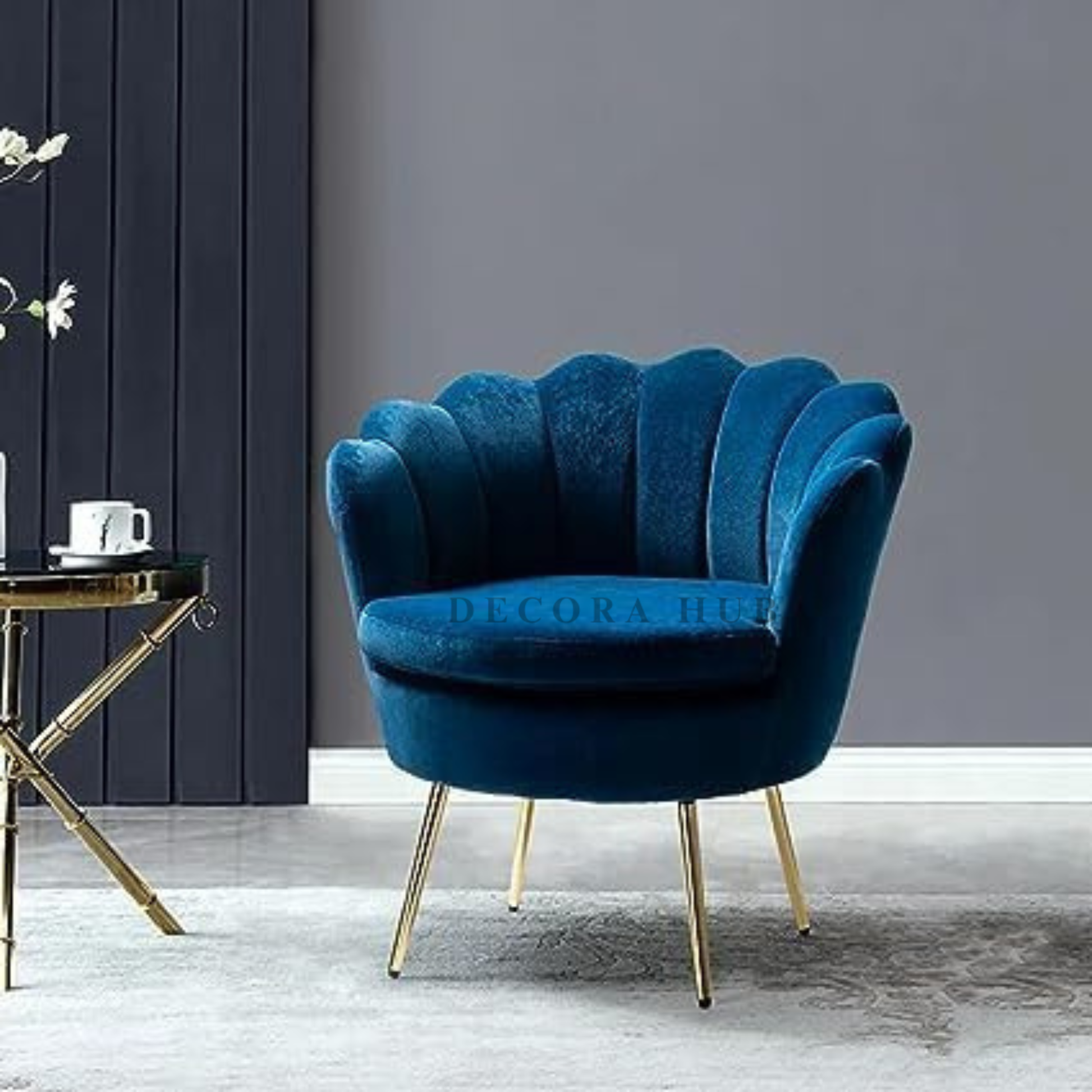 accent cahir wiith metal legs