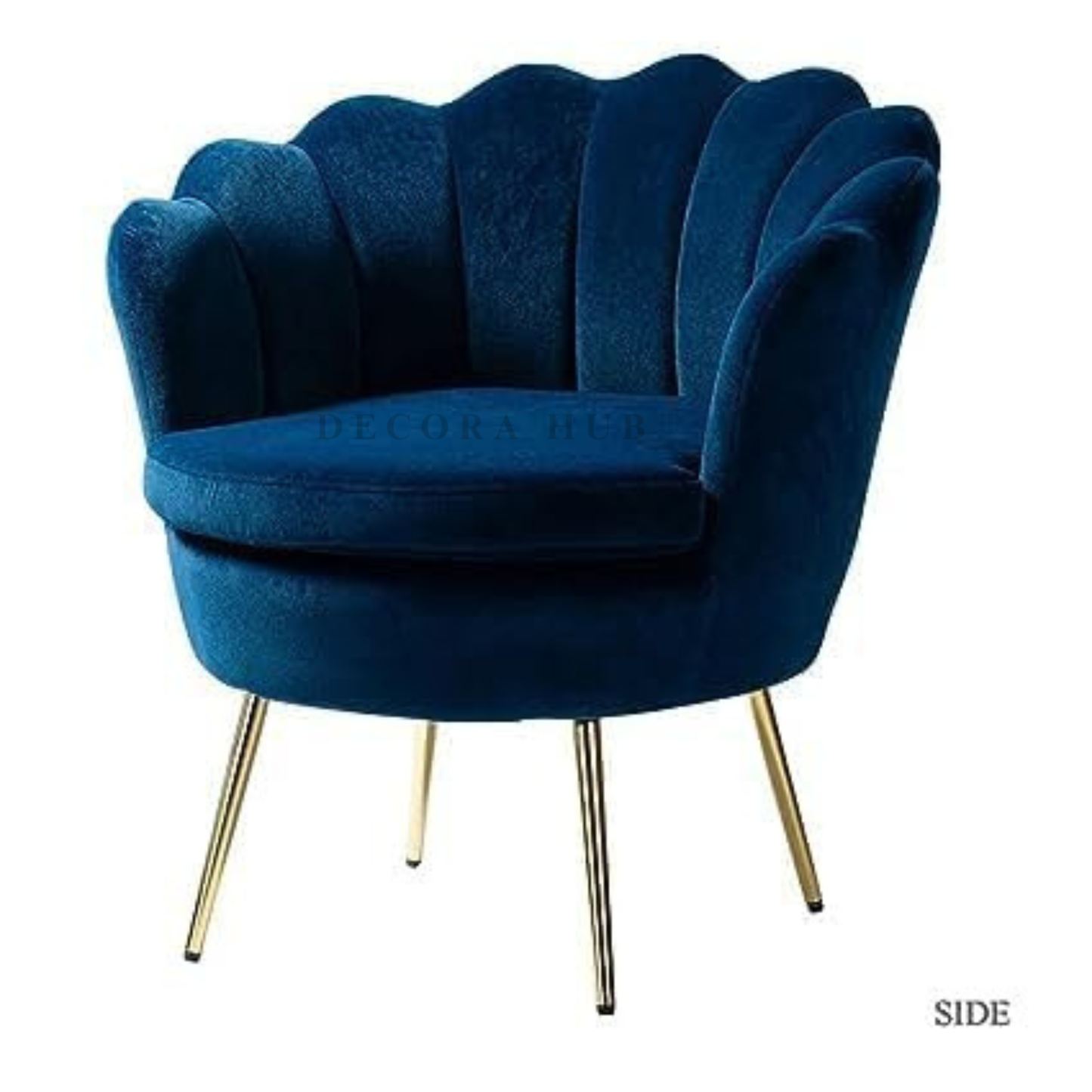 accent chair with velvet fabric