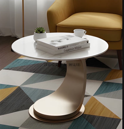 Modern Copper Gold Side Table – copper gold metal side table by DecoraHub