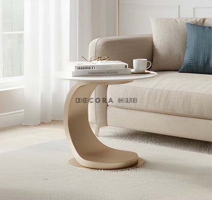 Modern Copper Gold Side Table – copper gold metal side table by DecoraHub