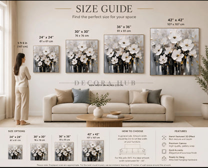 Alba Petaline Symphony Wall Art - Textured Wall Art