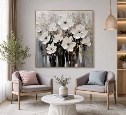 Alba Petaline Symphony Wall Art - Textured Wall Art