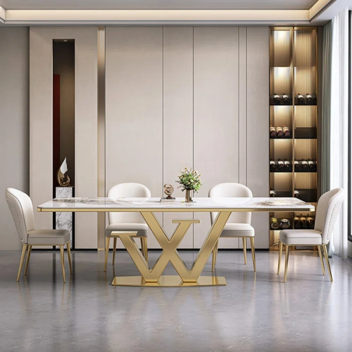 Aristo Luxurious Dining Table – side view