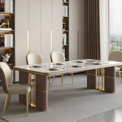 Aurex Premium Marble Dining Table
