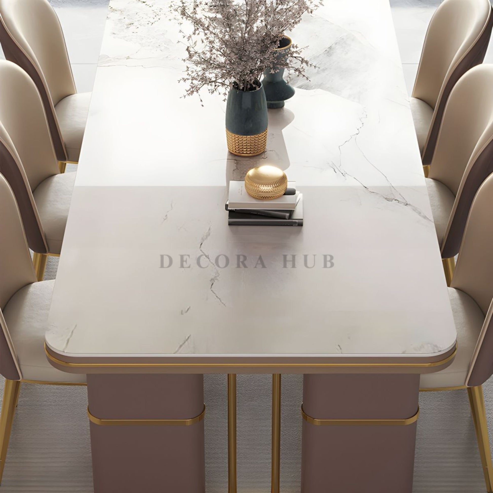 Aurex Premium Marble Dining Table – view 7