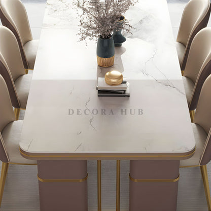 Aurex Premium Marble Dining Table – view 7