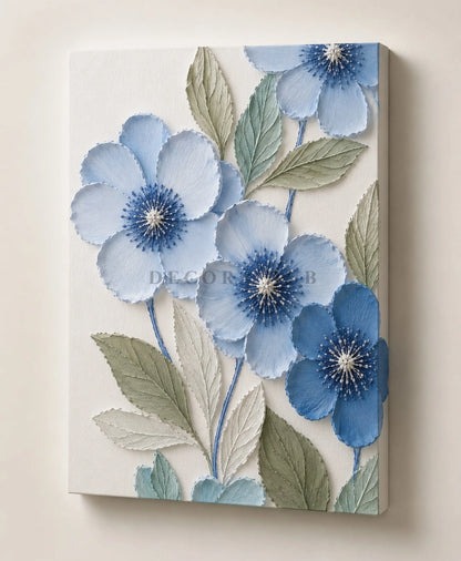 Botanical Relief Textured Wall Art