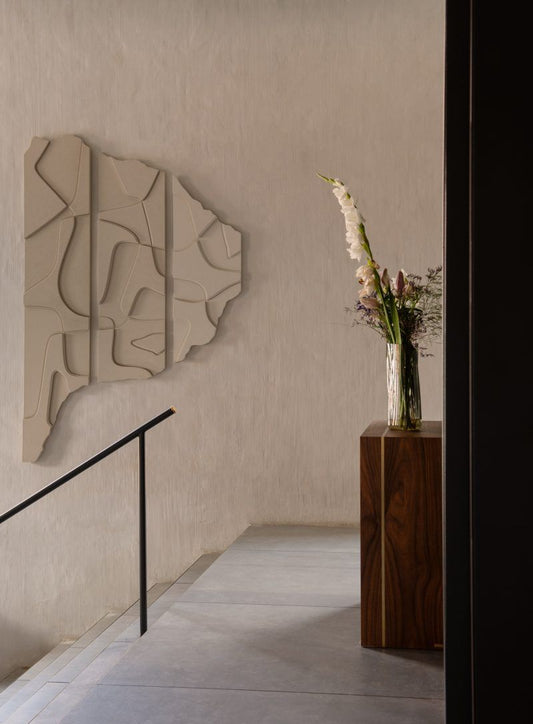 Terrascape – Sculpture beige Textured Wall art