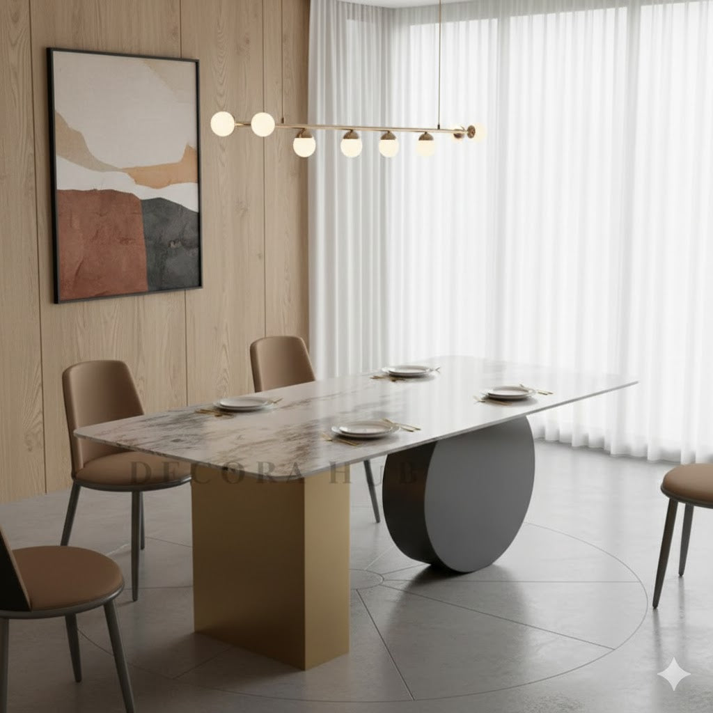 Cosmo Contemporary Dining Table – another angle