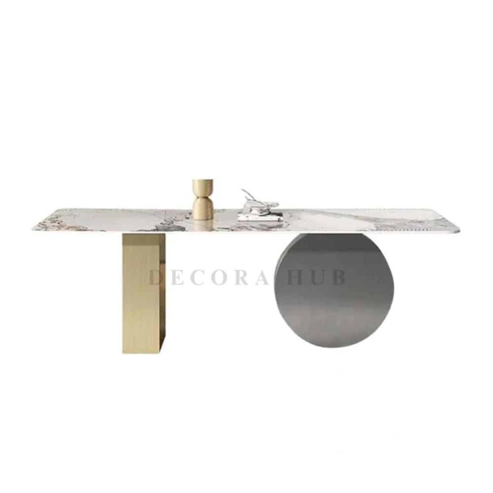 Cosmo Contemporary Dining Table – detail view