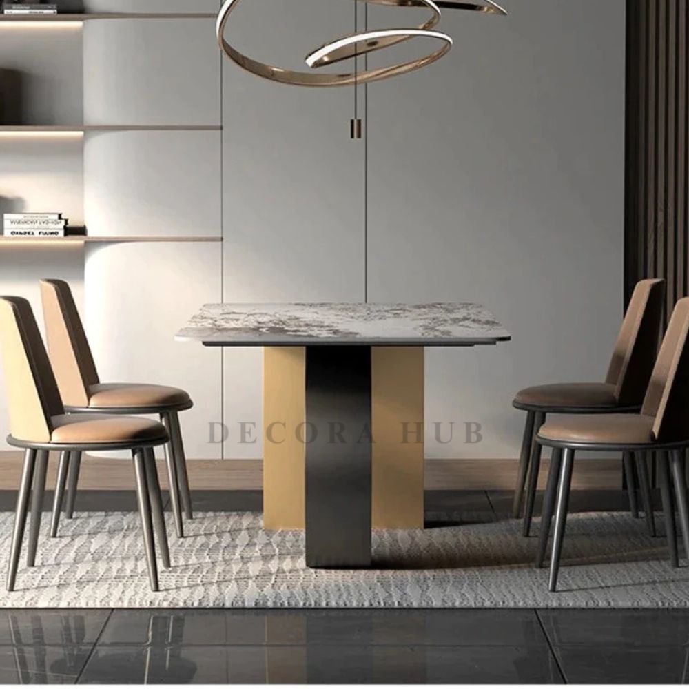 Cosmo Contemporary Dining Table – in dining room