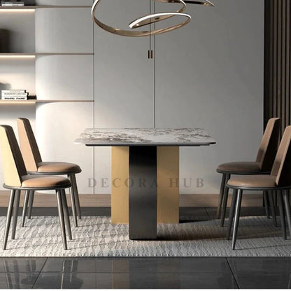 Cosmo Contemporary Dining Table – in dining room