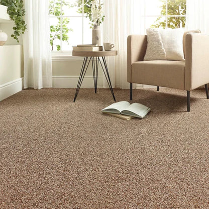 Silky Plus Beige Wall To Wall Carpet