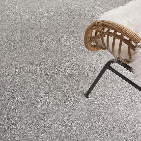 Feather Silver Wall To Wall Carpet