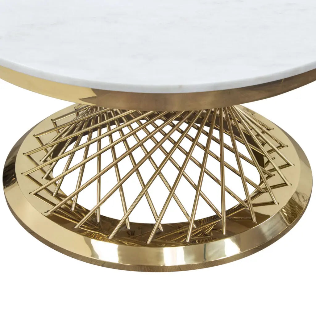 Lawrence Golden Luxurious Table