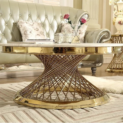 Lawrence Golden Luxurious Table