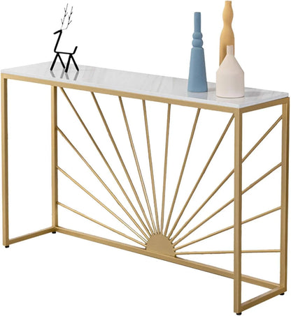 Designer Sunburst Console Table