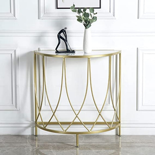 Beautiful Half Round Console Table