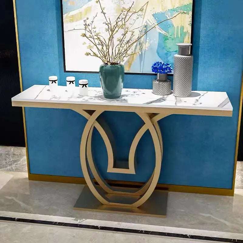 Ariel Metal Console Table