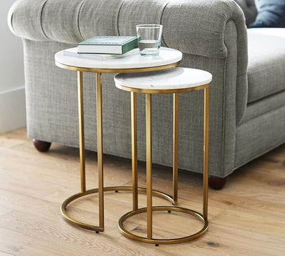 Enchanting Metallic Side Tables