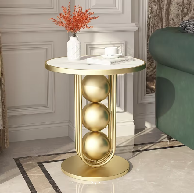 Exclusive Balls Stainless Steel Side Table