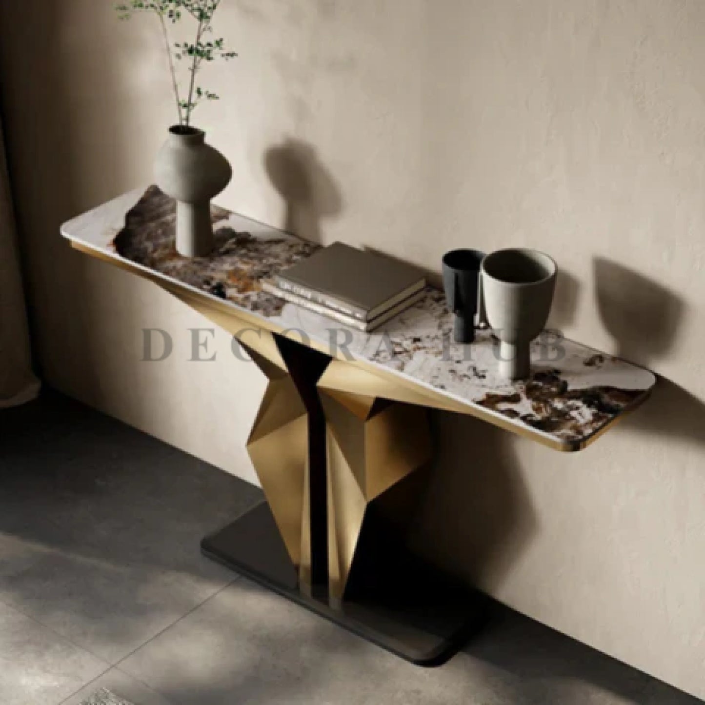 DecoraHub Modern Design Luxurious Console Table