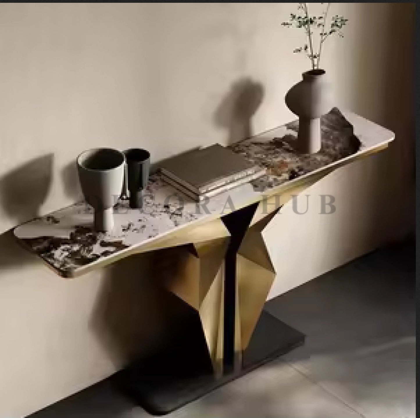 DecoraHub Modern Design Luxurious Console Table