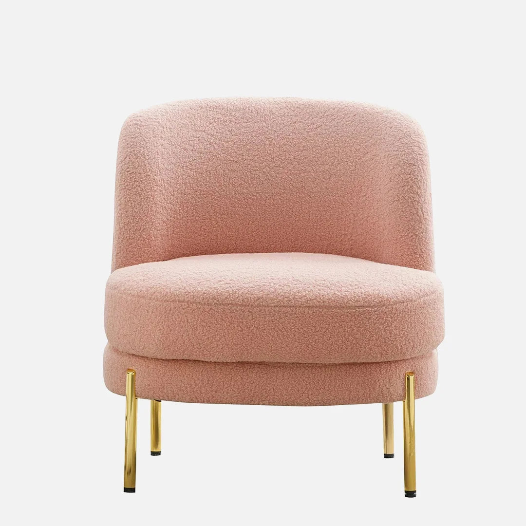 Pink Plush Accent Chairs