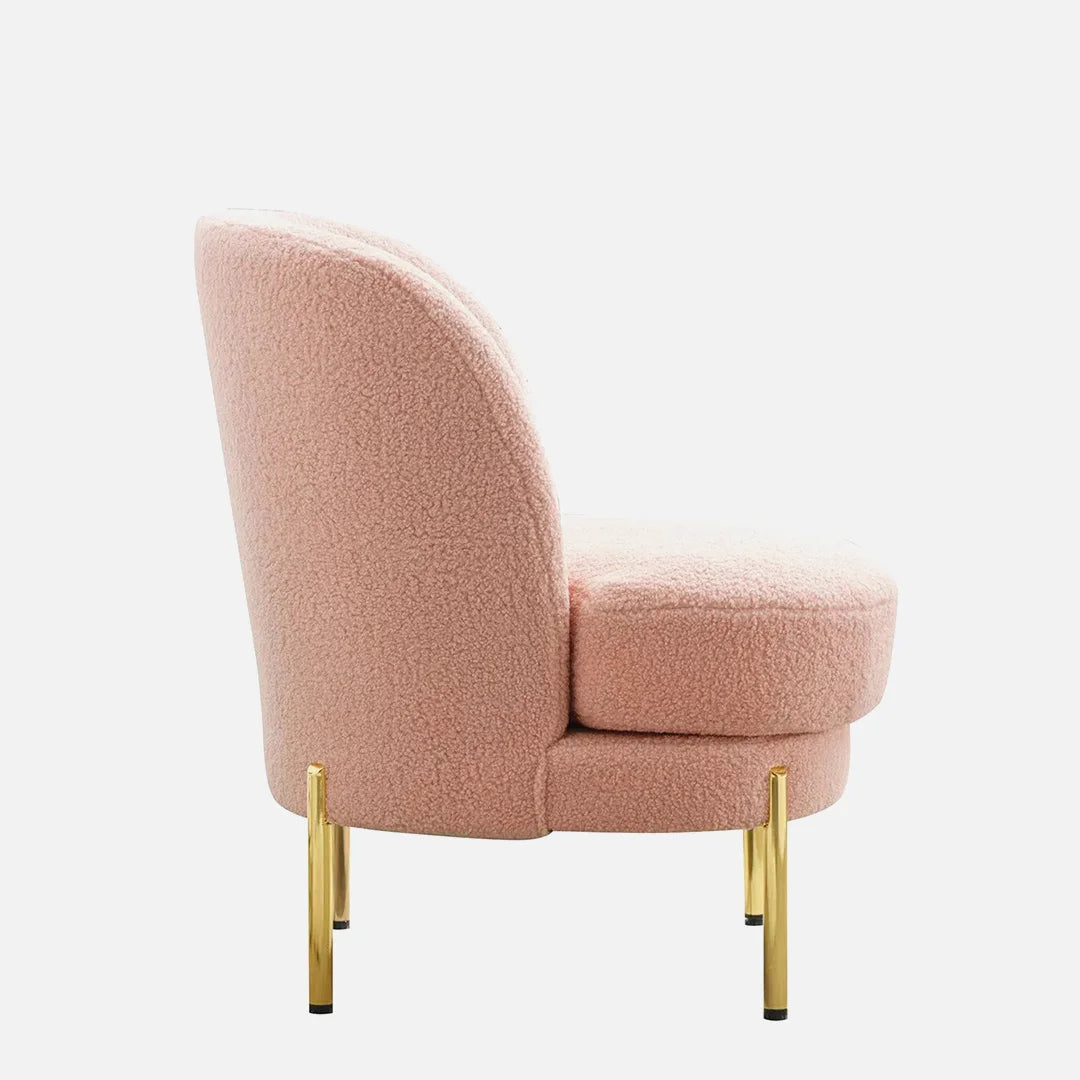 Pink Plush Accent Chairs