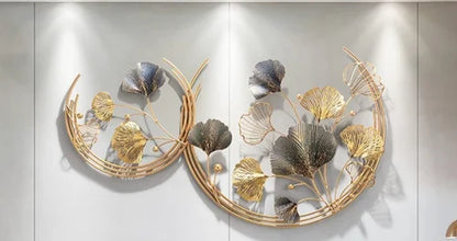 Golden Decorative Wall Art