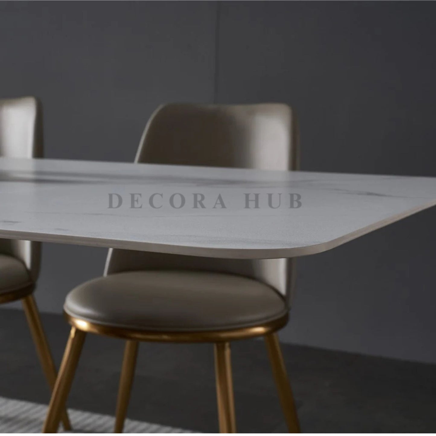 dining table with marble top