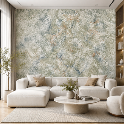 Sage Patina Stone Wallpaper 2