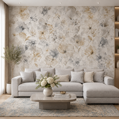 Watercolor Floral Bloom Wallpaper 2