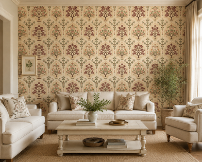 Mughal Tree of Life Wallpaper