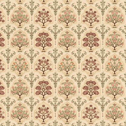 Mughal Tree of Life Wallpaper